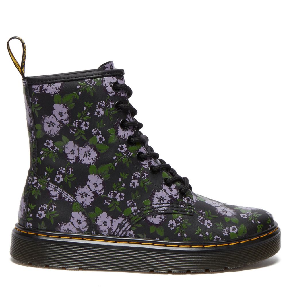 WOMENS BLACK PRIMROSE FLORAL HYDRO ZAVALA LACE UP BOOT