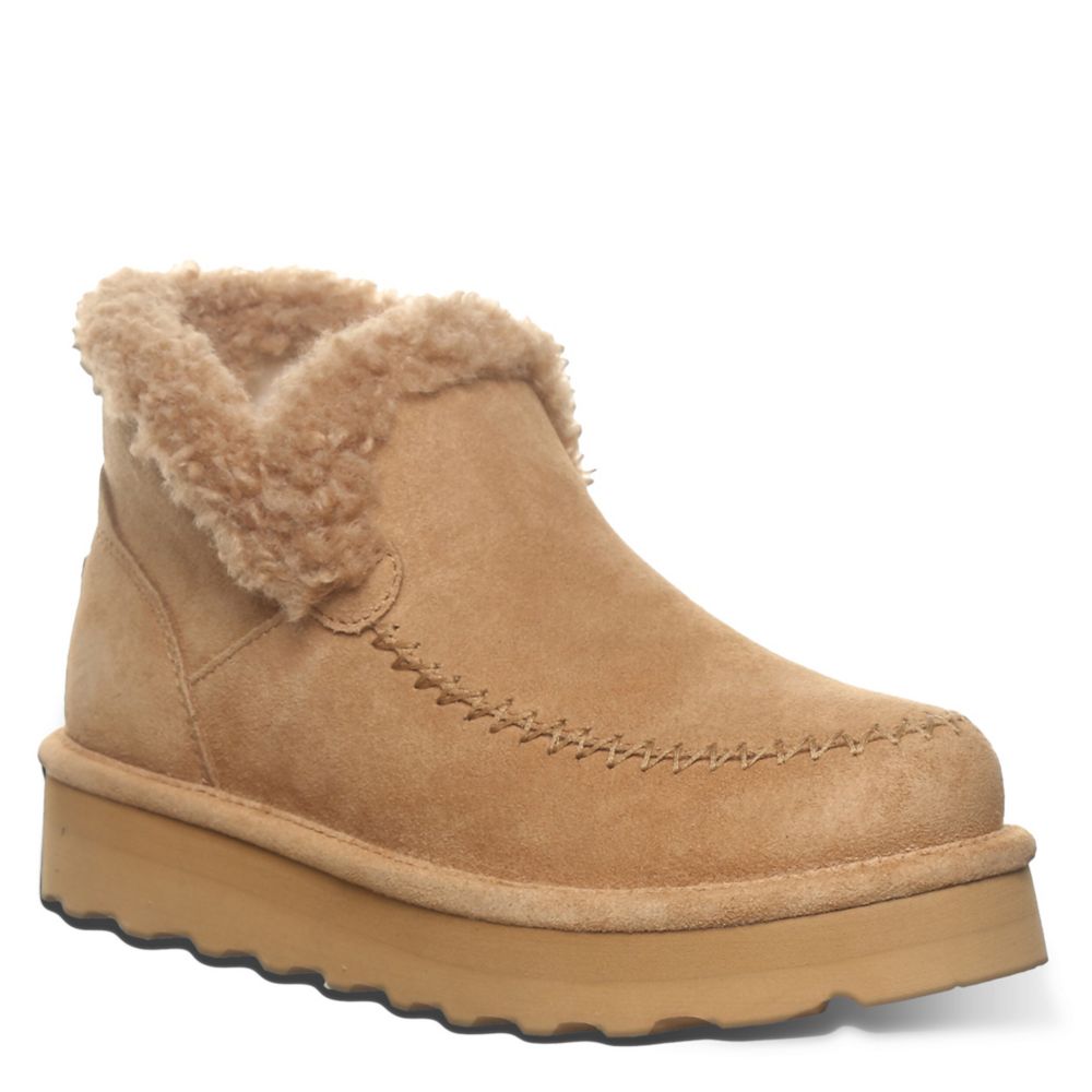 Bearpaw women's fur boots hotsell