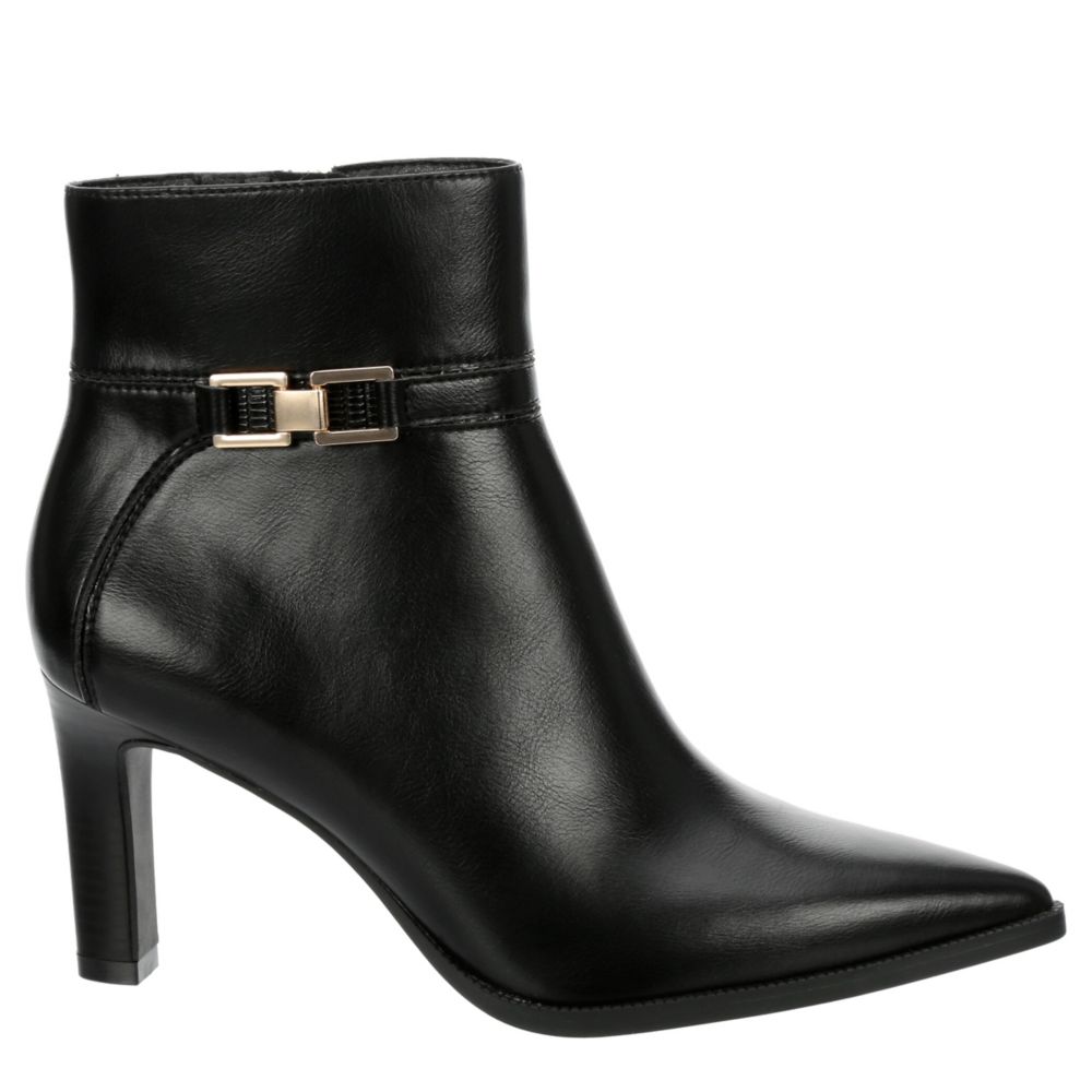 leather dress bootie