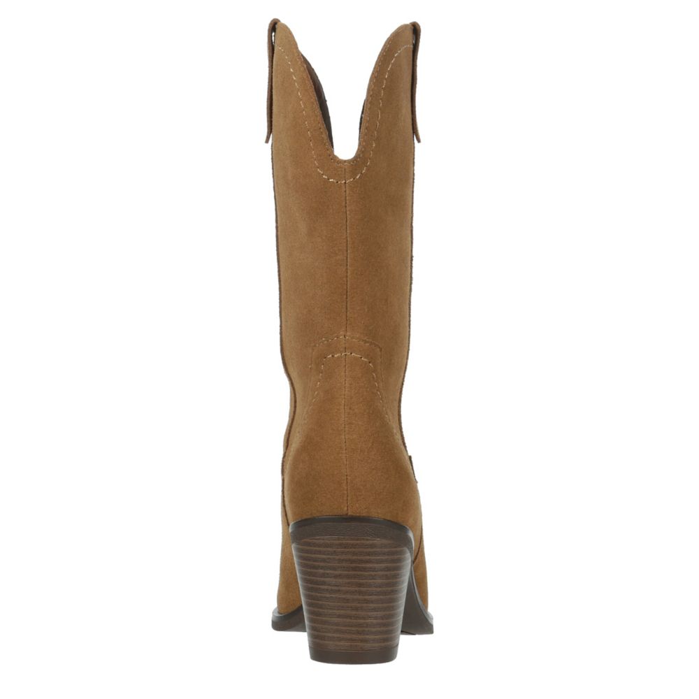 WOMENS  ADELL WESTERN BOOT - CHESTNUT