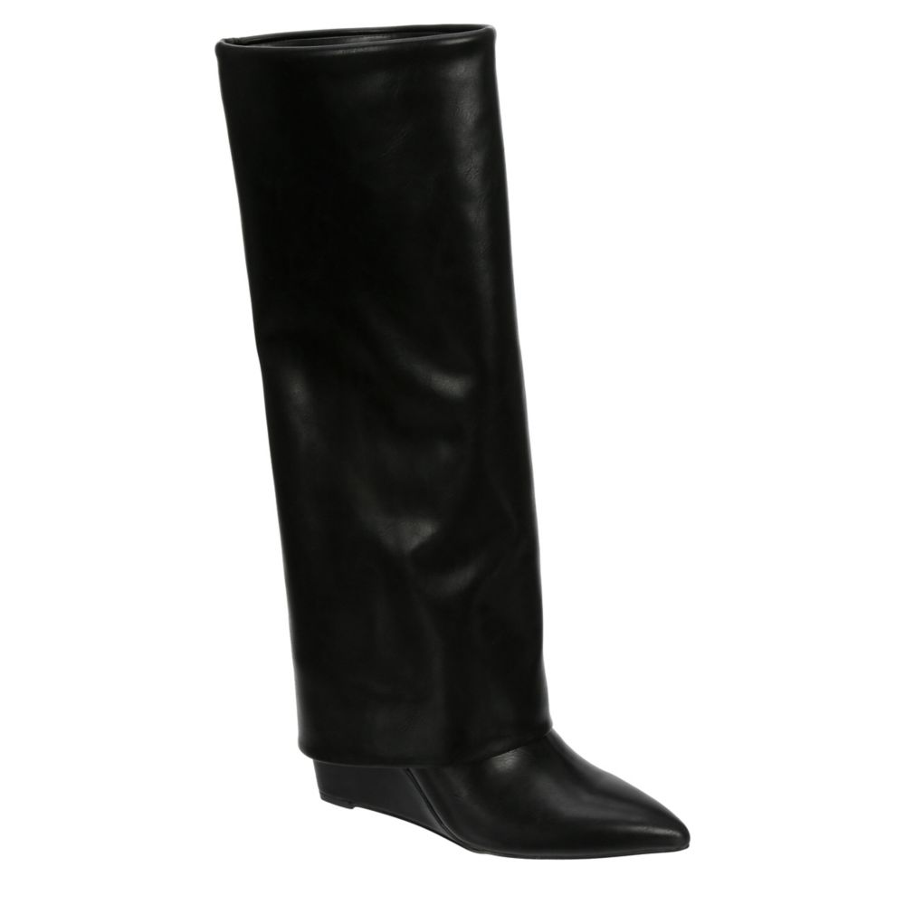 WOMENS EVANDER FOLD OVER TALL DRESS BOOT