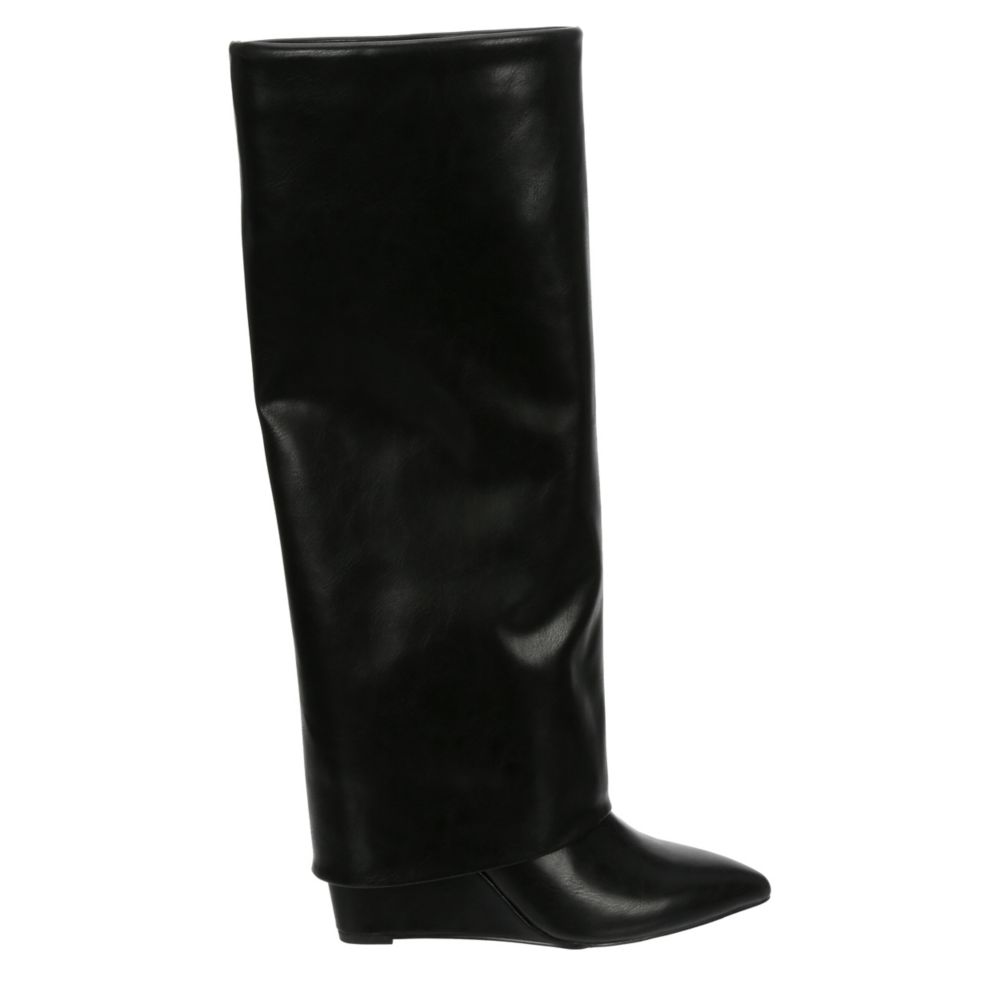 WOMENS EVANDER FOLD OVER TALL DRESS BOOT