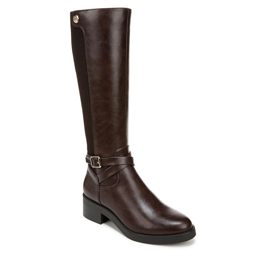 WOMENS BRITTANY TALL BOOT DARK BROWN