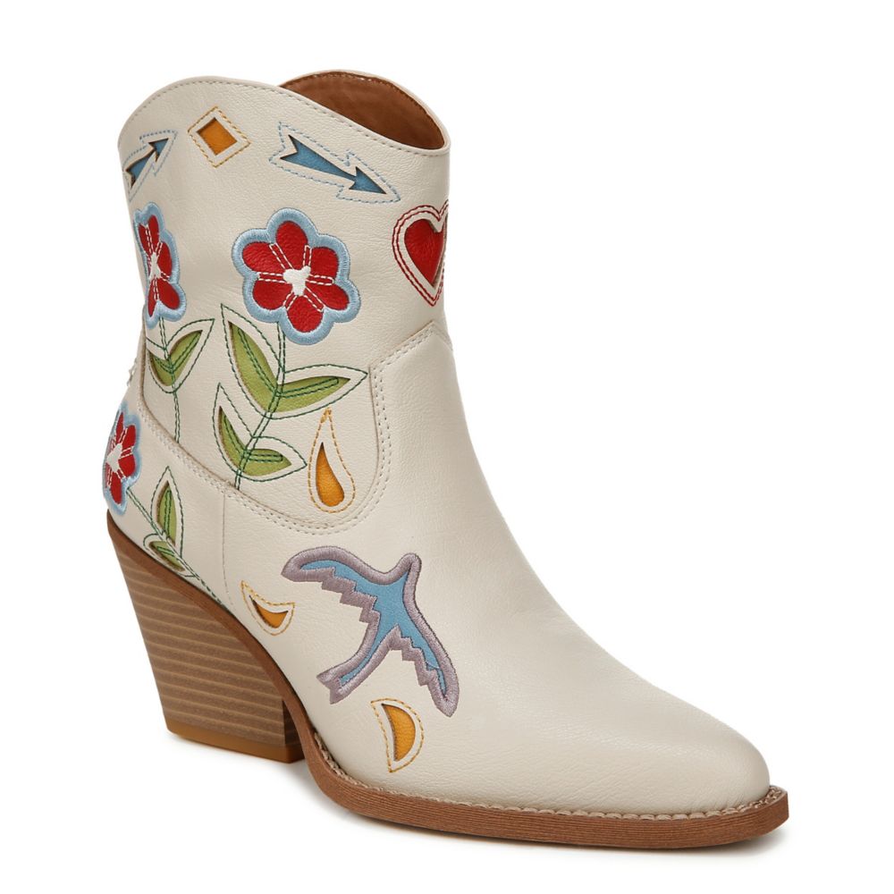 WOMENS ROSLYN FLOWER WESTERN BOOT