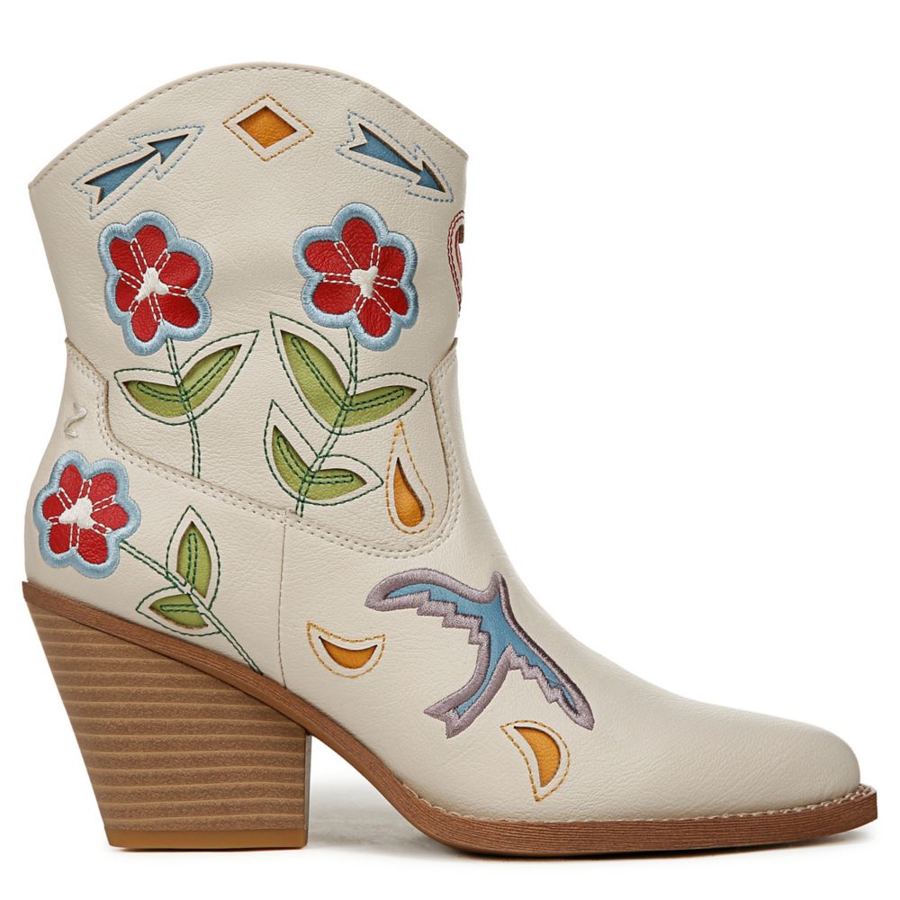 WOMENS ROSLYN FLOWER WESTERN BOOT