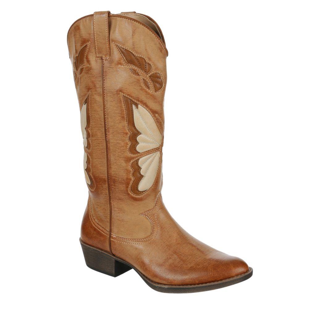 WOMENS MONARCH WESTERN BOOT BROWN