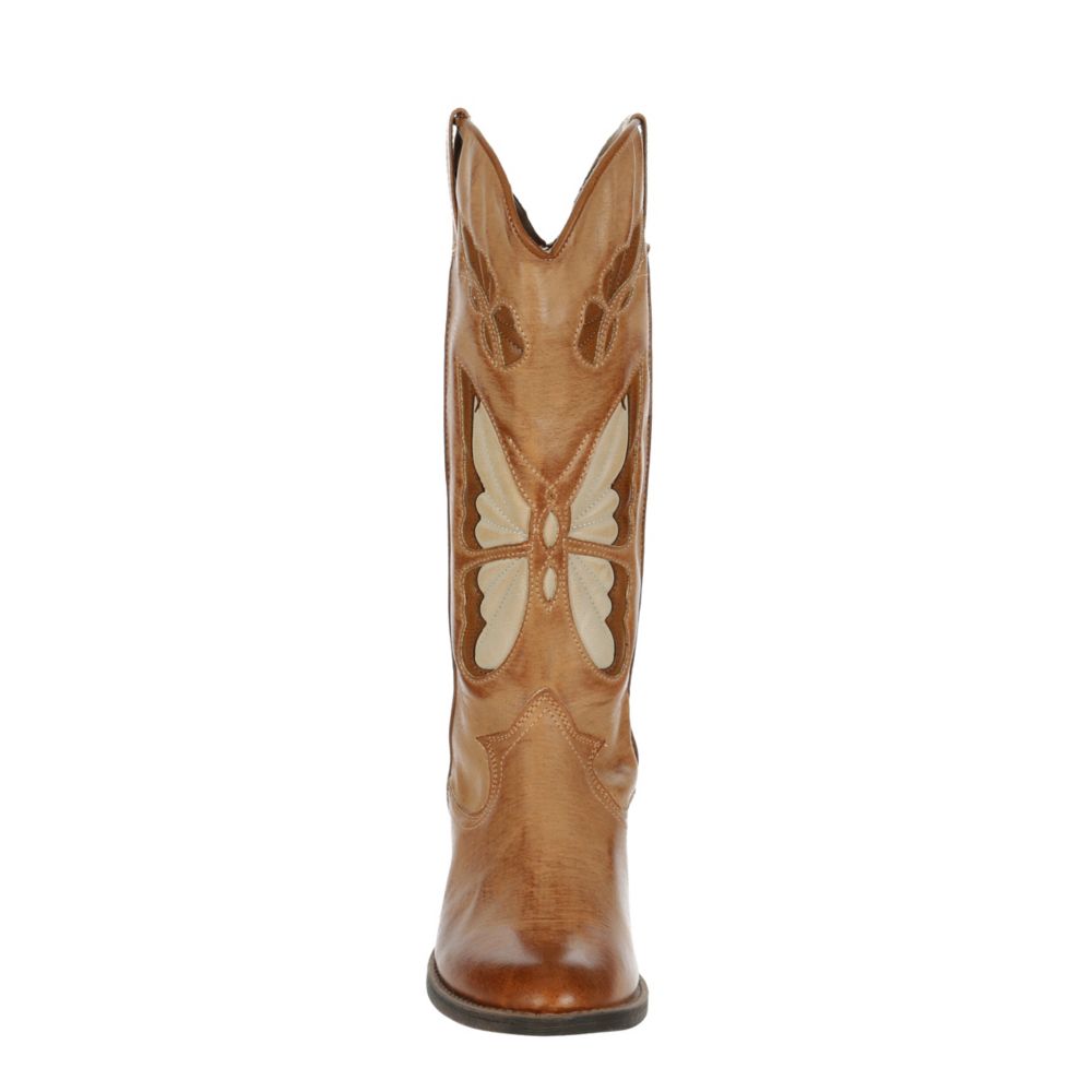 WOMENS MONARCH WESTERN BOOT - BROWN