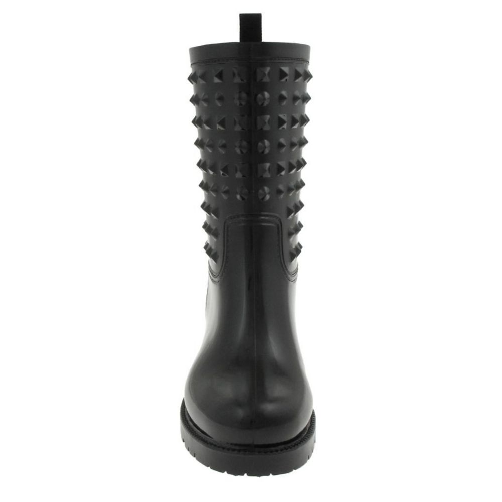 WOMENS STUDDED RAIN BOOT