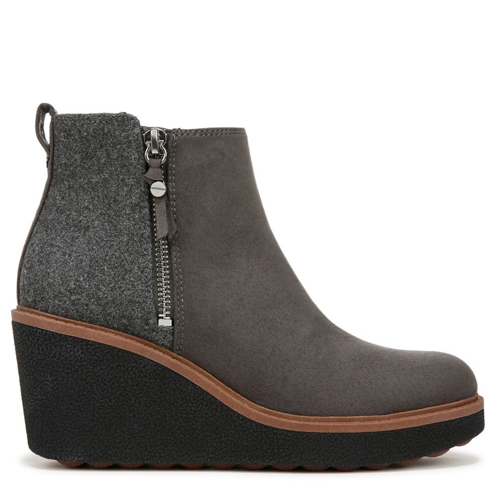 Dr scholl's create wedge bootie grey best sale