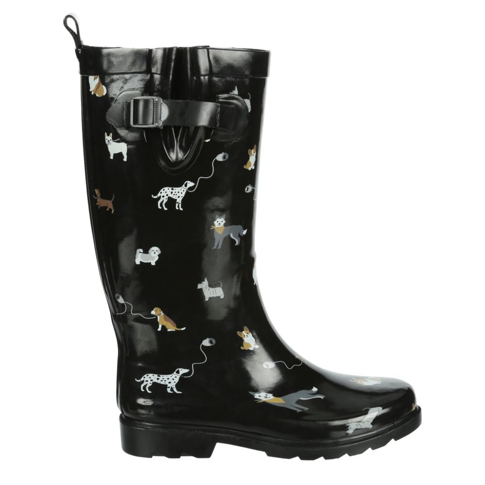 WOMENS CAT AND DOG RAIN BOOT