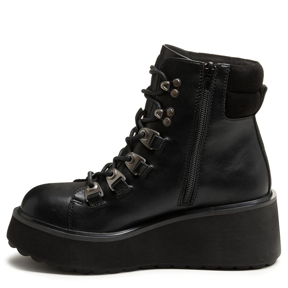 WOMENS HANDLE TERRENCE LACE UP WEDGE BOOT