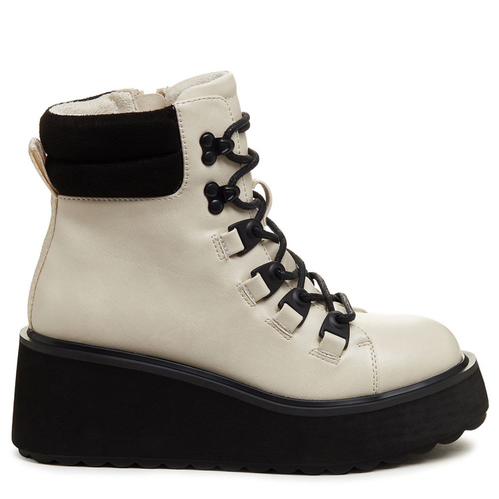 WOMENS HANDLE TERRENCE LACE UP WEDGE BOOT