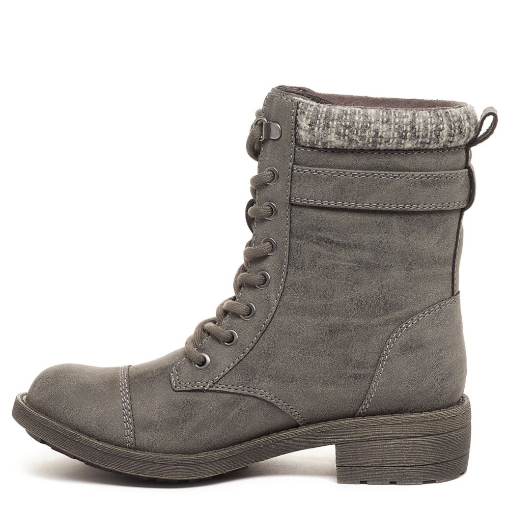 WOMENS THUNDER LACE UP COMBAT BOOT