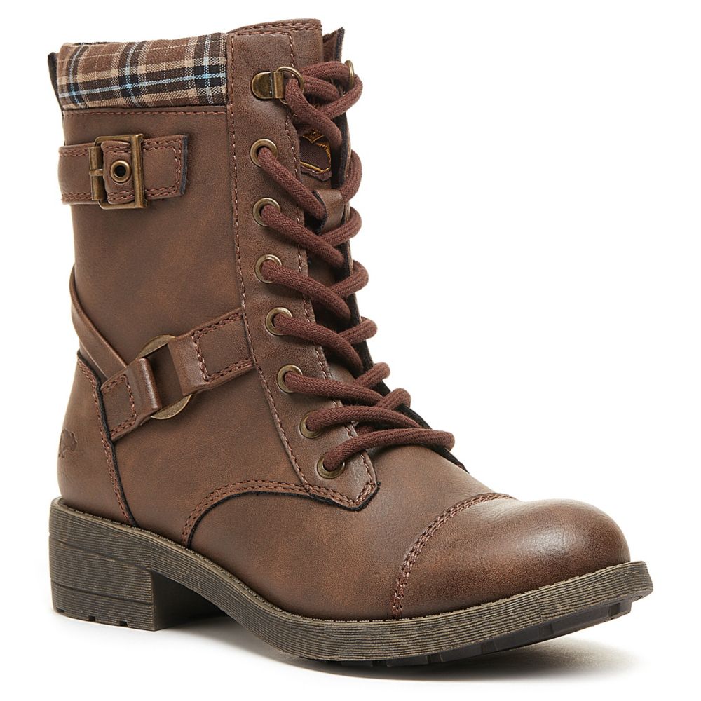 WOMENS THUNDER LACE UP COMBAT BOOT