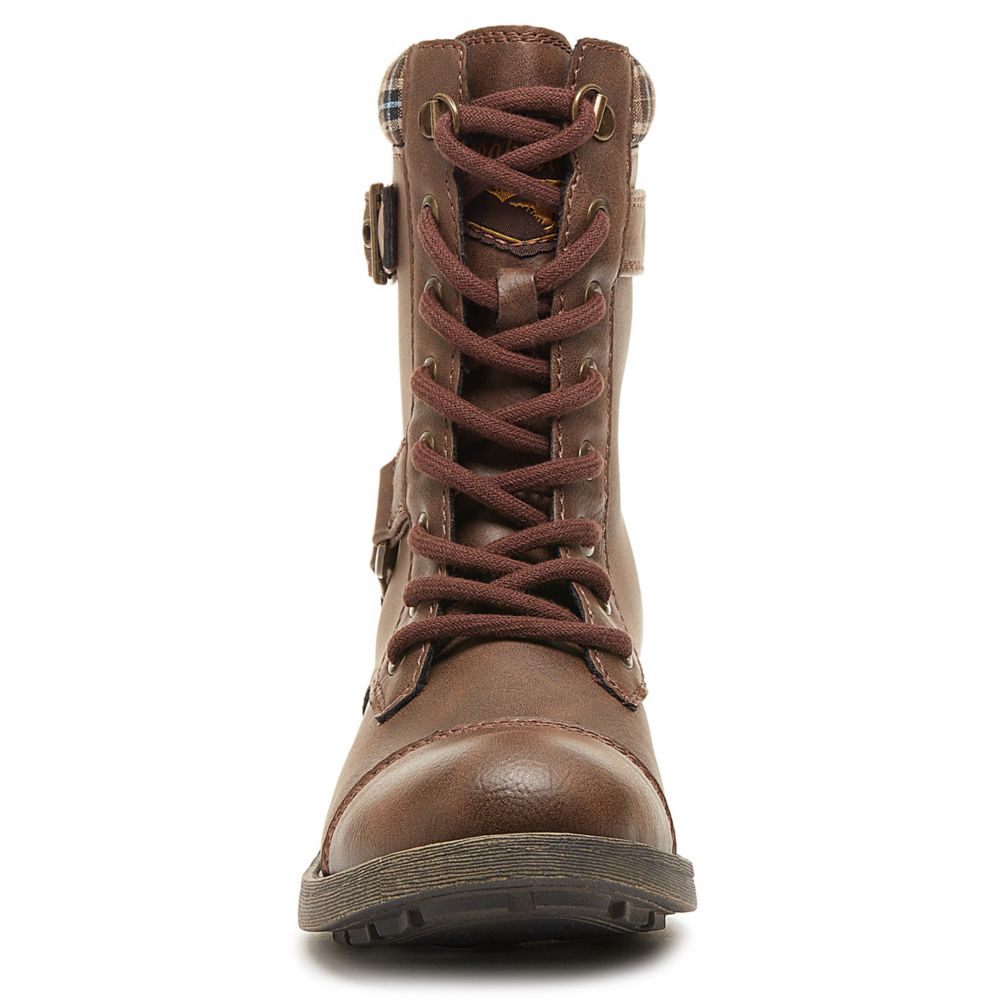 WOMENS THUNDER LACE UP COMBAT BOOT