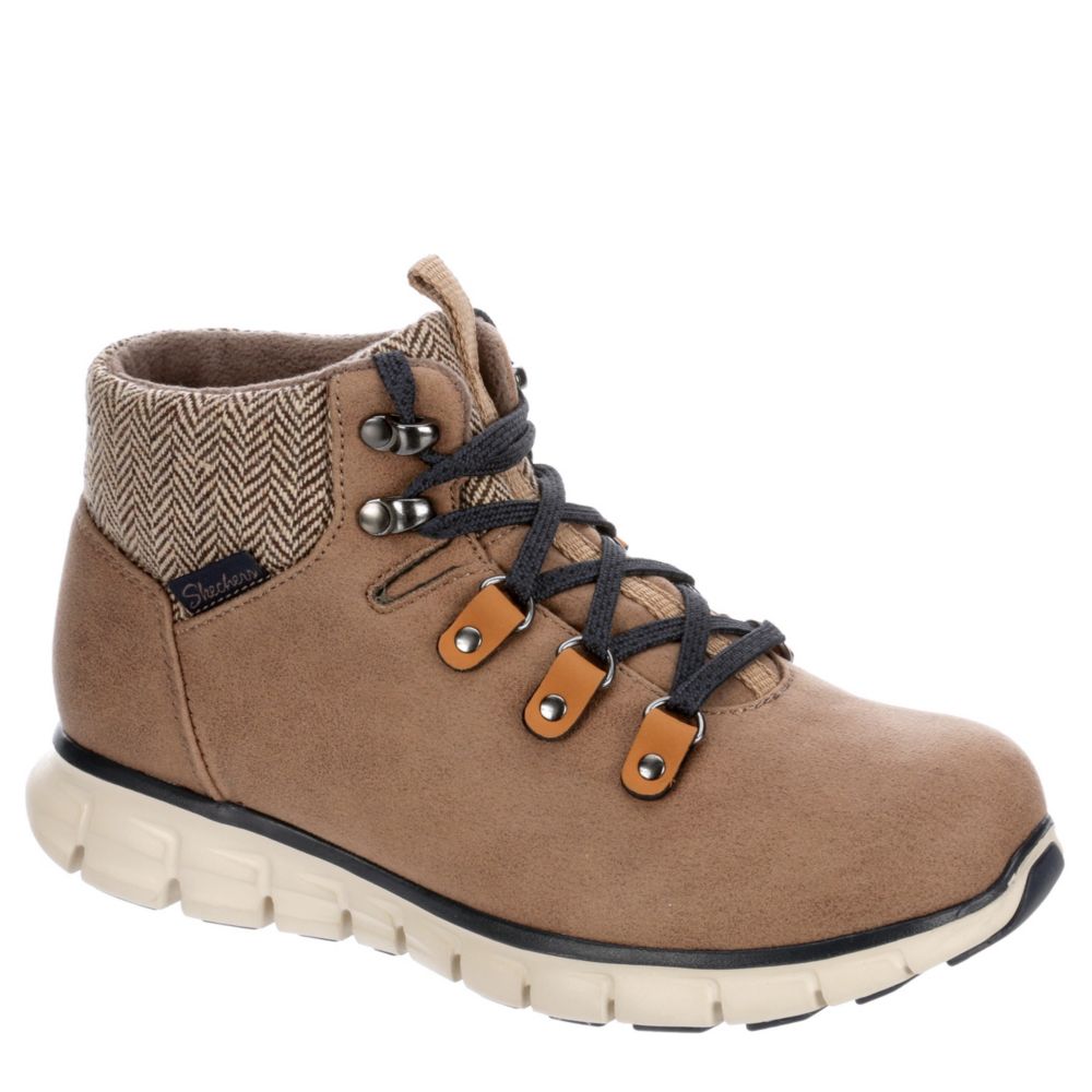 skechers womens lace up boots