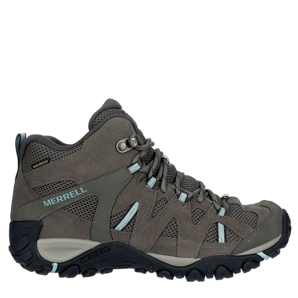 Deverta 2 Mid Waterproof Hiking Shoe Black Gray Merrell Men's 