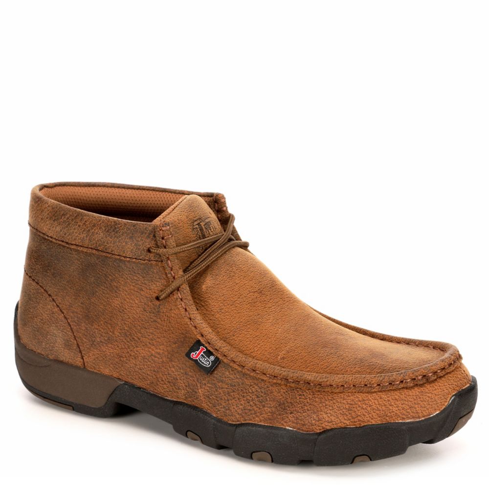 Brown Justin Mens Cappie | Chukkas | Rack Room Shoes