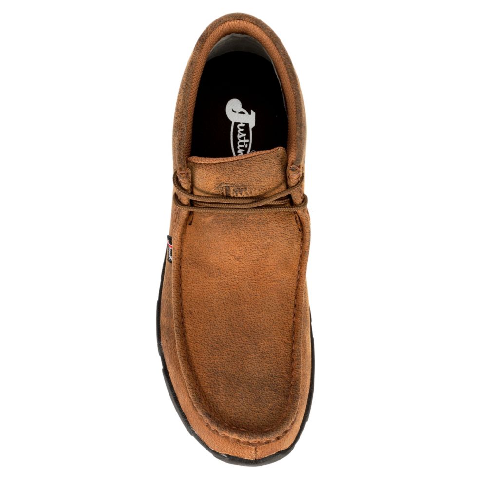 justin chukka shoes