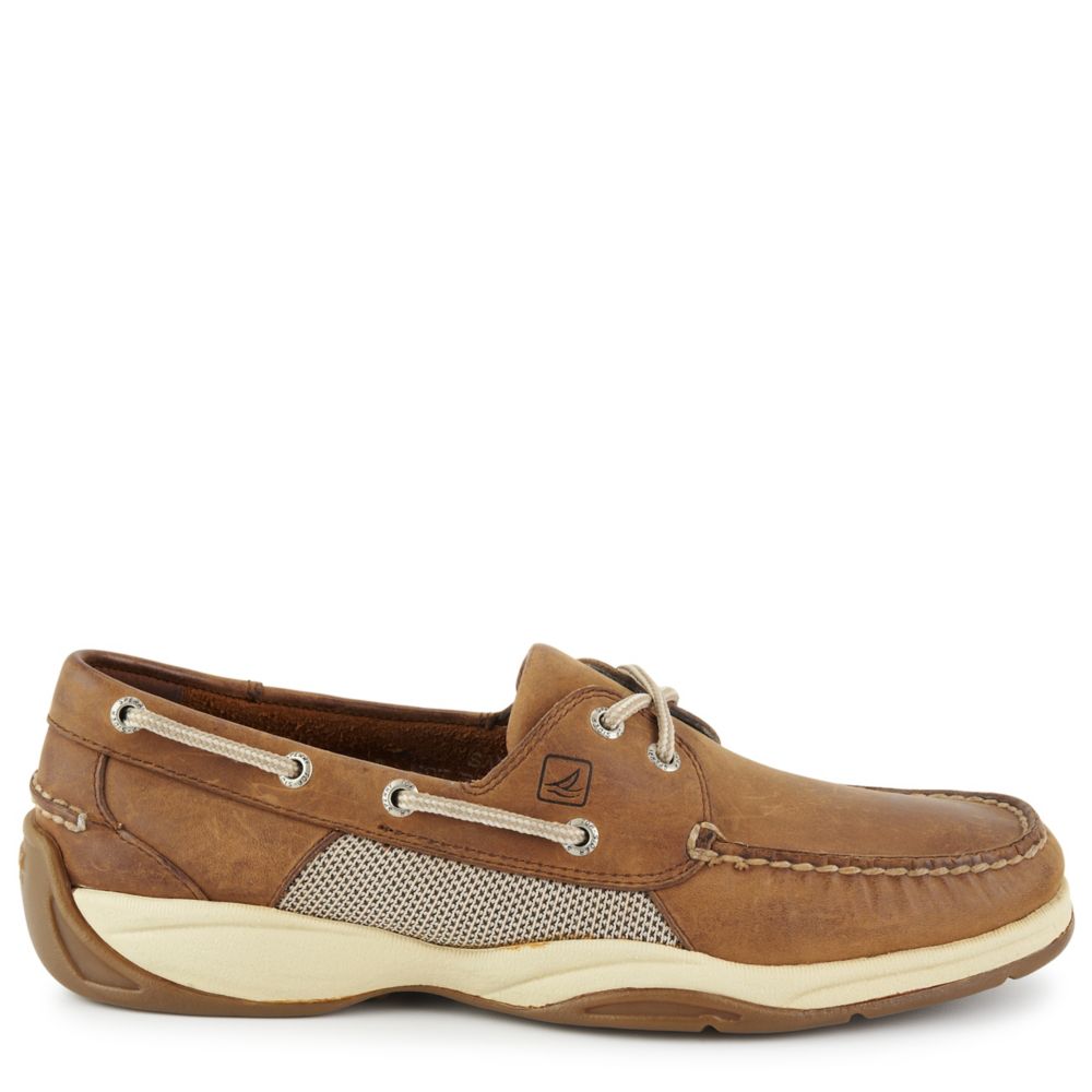 Tan Sperry Intrepid Men's Boat Shoes 