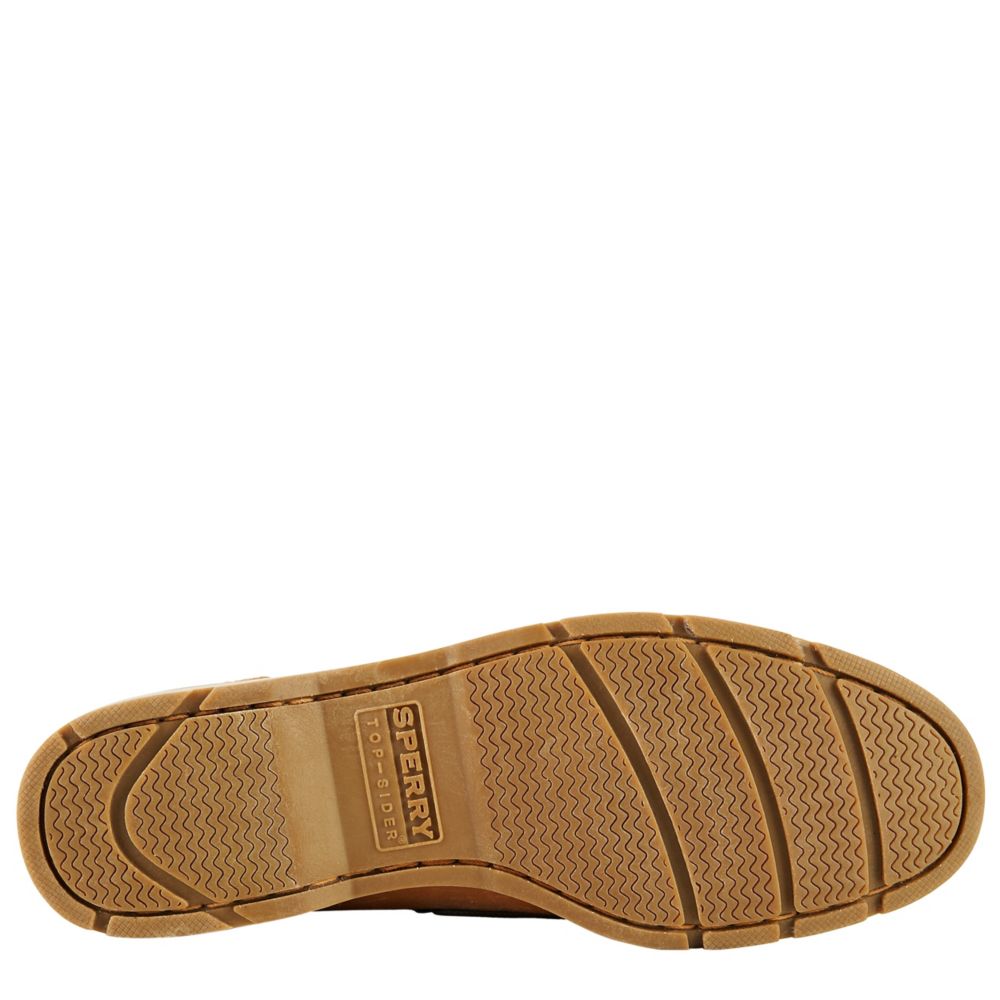 MENS LEEWARD BOAT SHOE TAN