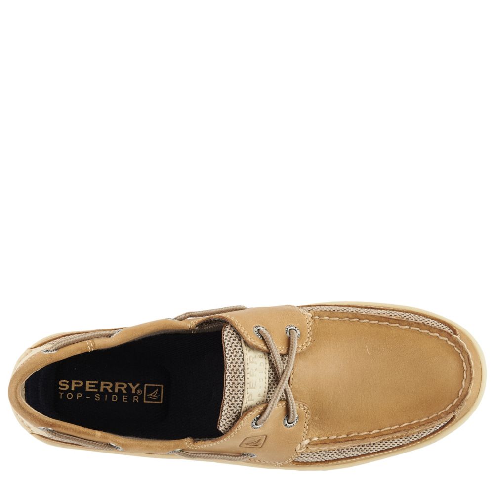 Tan Denny Boat Shoe, Men's Shoe