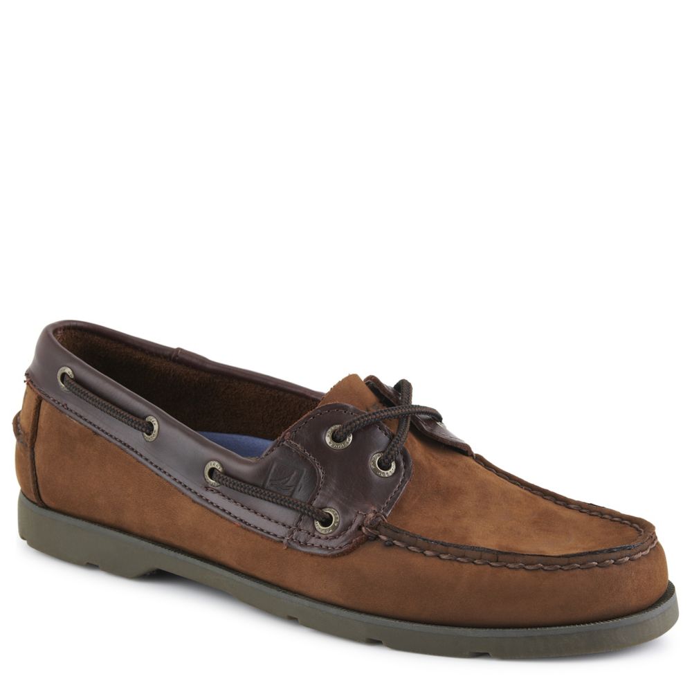 sperry brown loafers