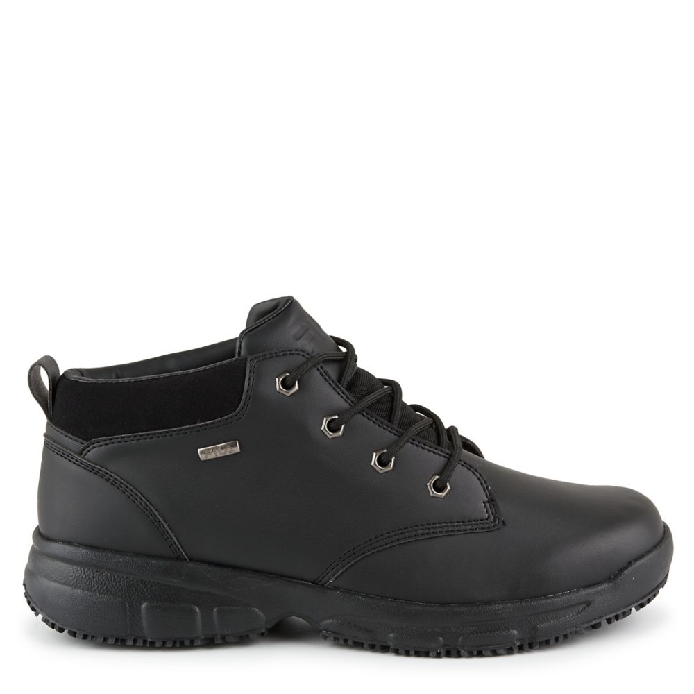 black fila work shoes