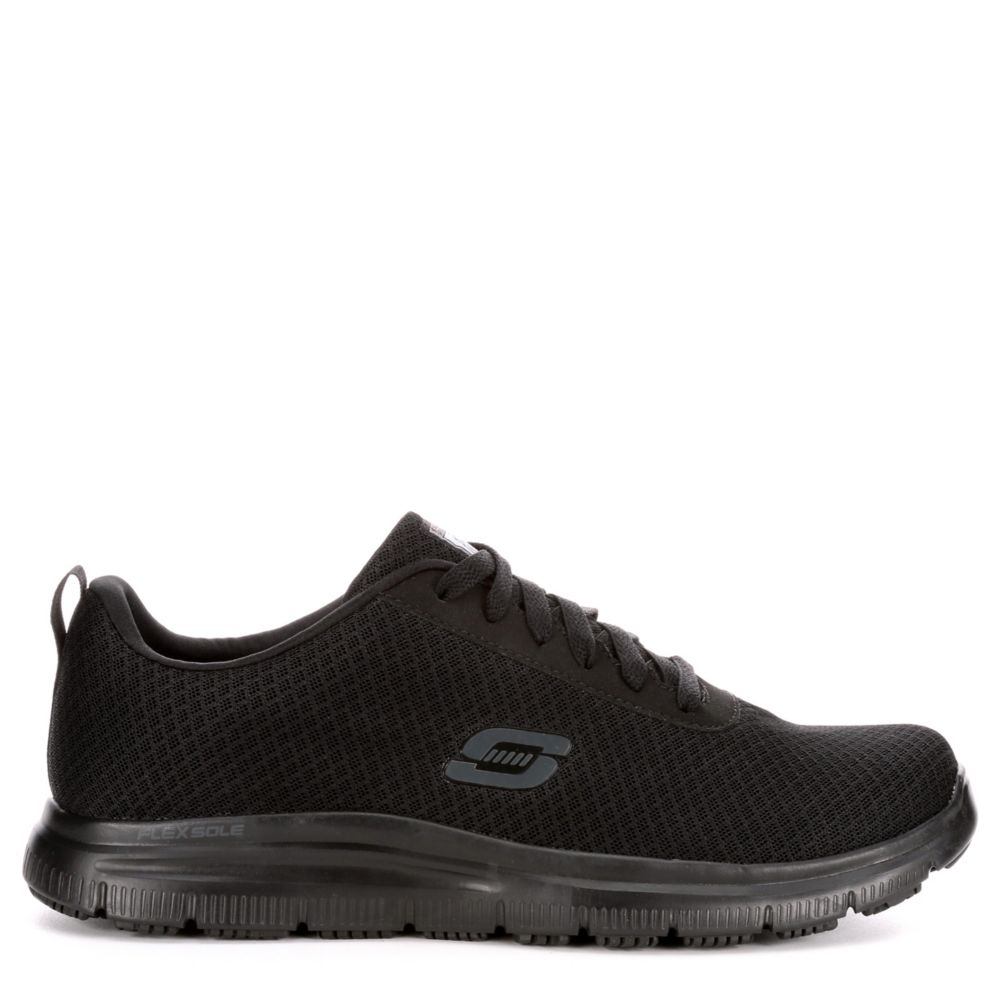 skechers all black mens shoes