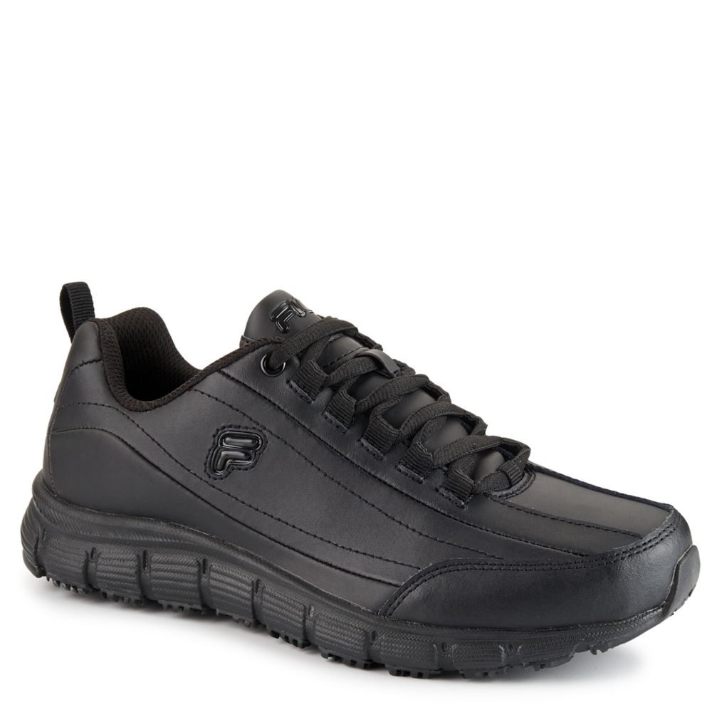 fila black shoes for women