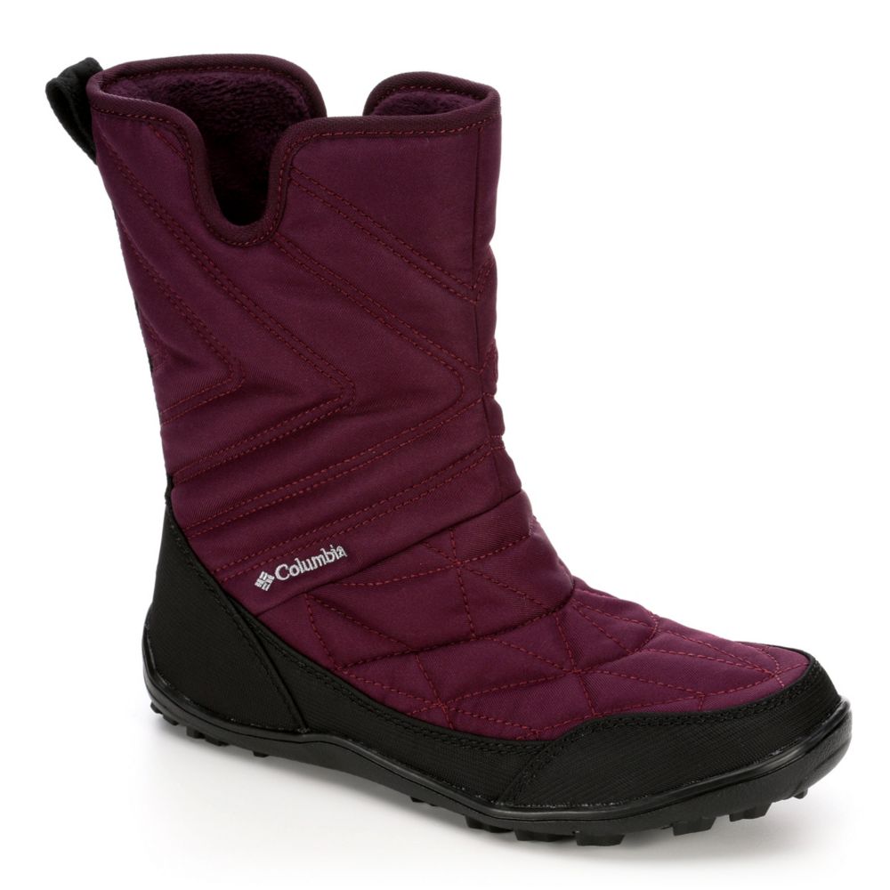 purple columbia boots