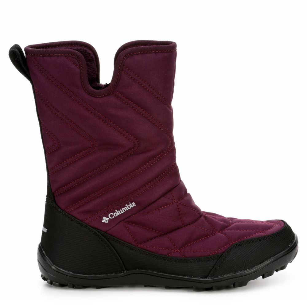 purple columbia boots