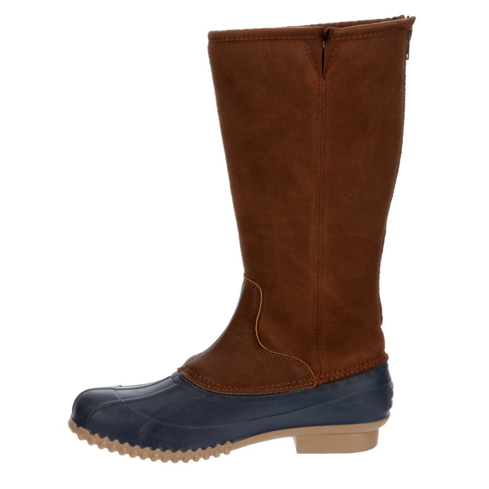 womens duck boots tall