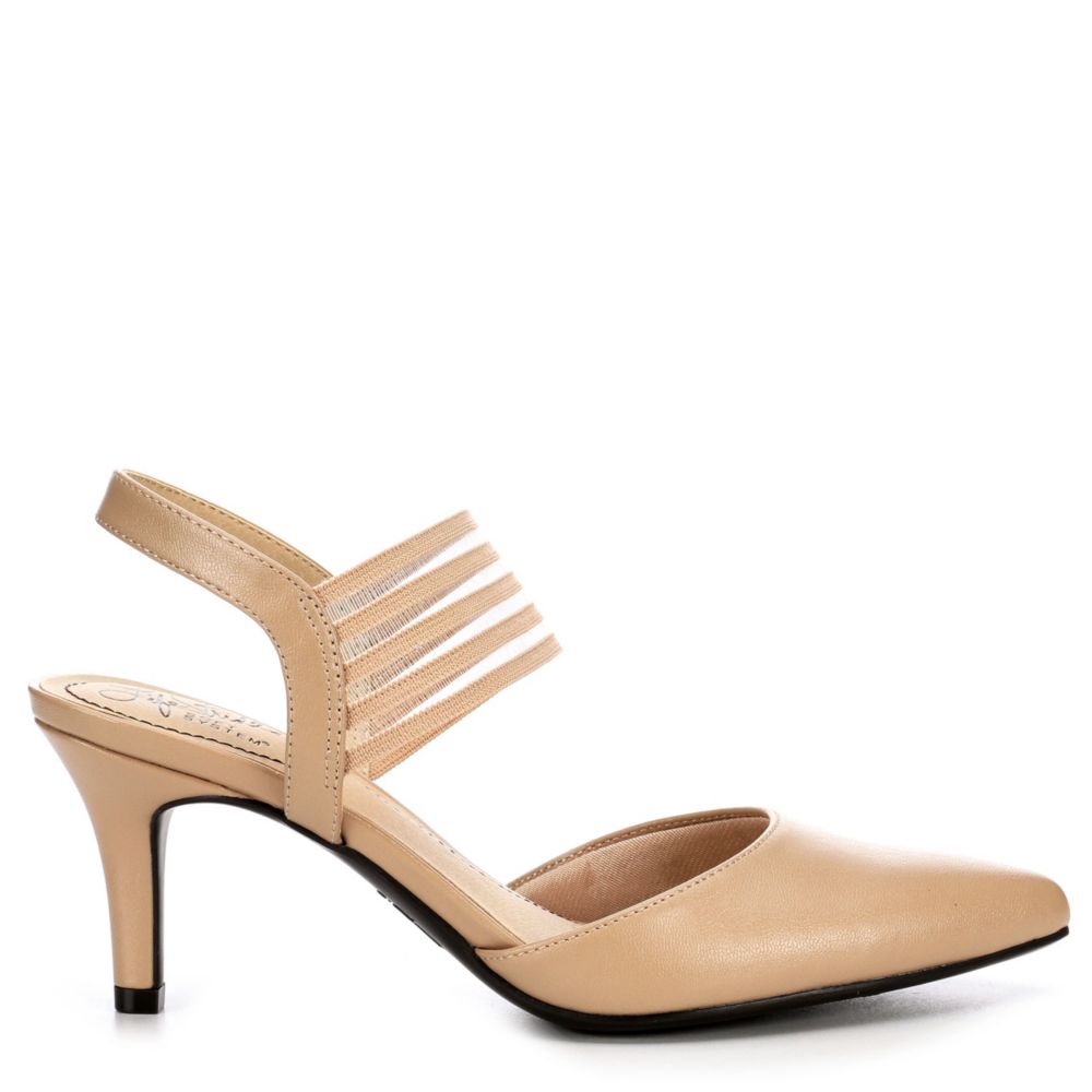 lifestride taupe pumps