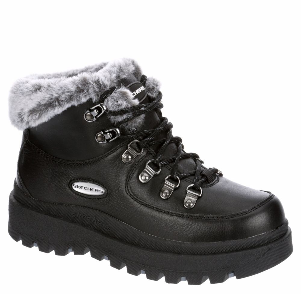 womens black sketcher boots