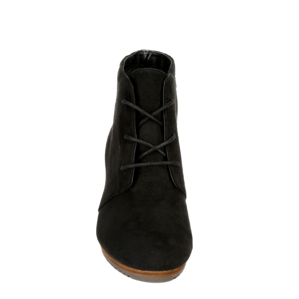 dr scholls conquer wedge bootie