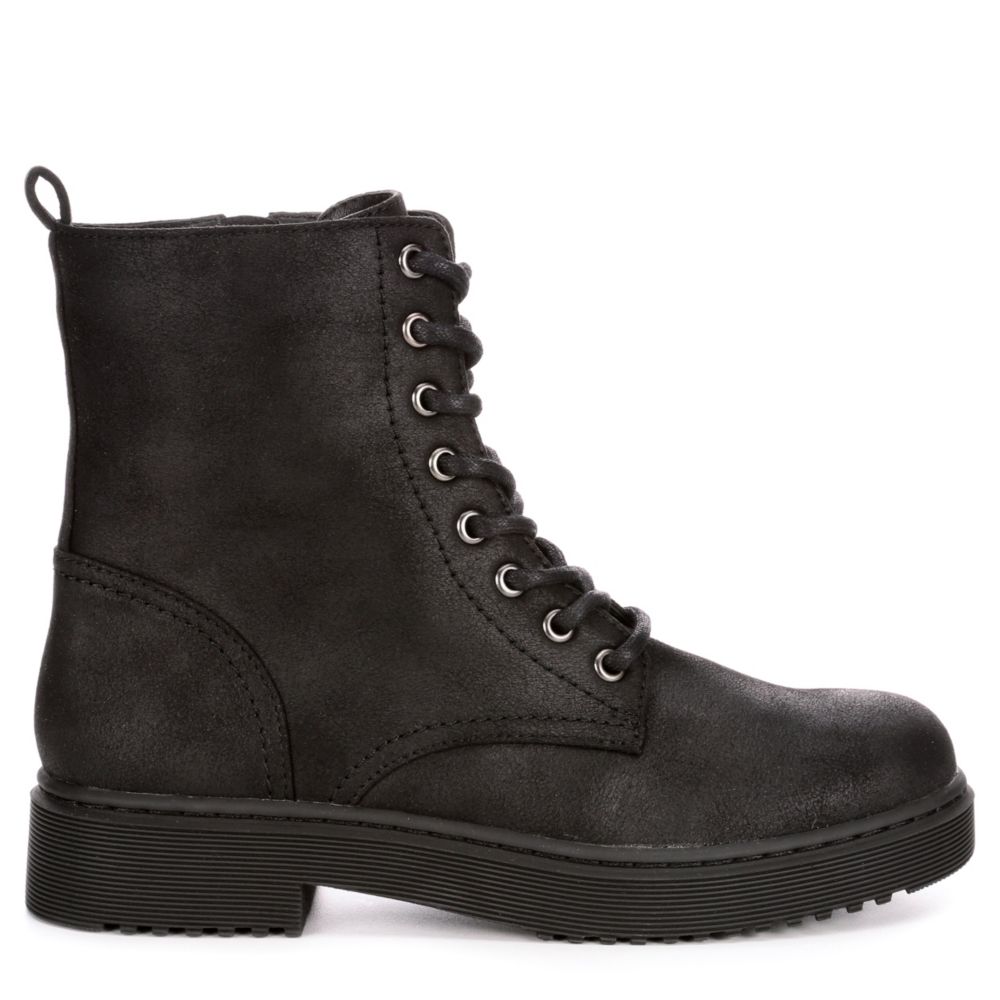 black combat womens boots