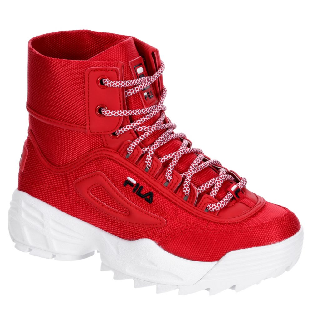 fila red boots