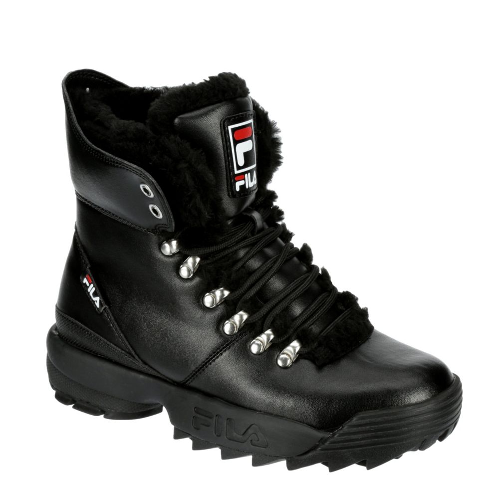 fila boots black