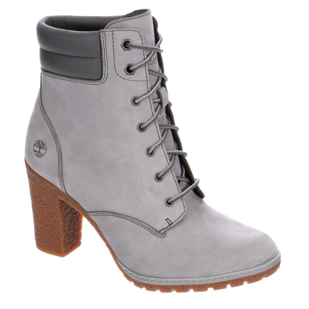 gray timbs womens