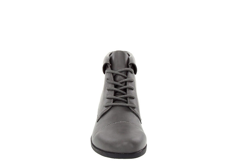 Grey Gloria Vanderbilt Womens Claudette Lace Up Bootie | Womens | Rack Room Shoes