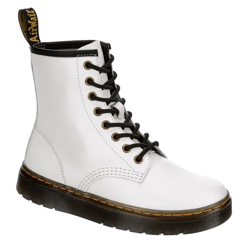 White Dr Martens Womens Zavala Combat Boot Boots Rack Room Shoes