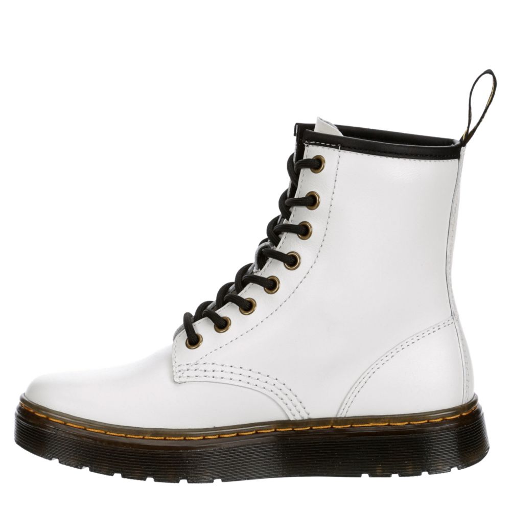 white slip on doc martens