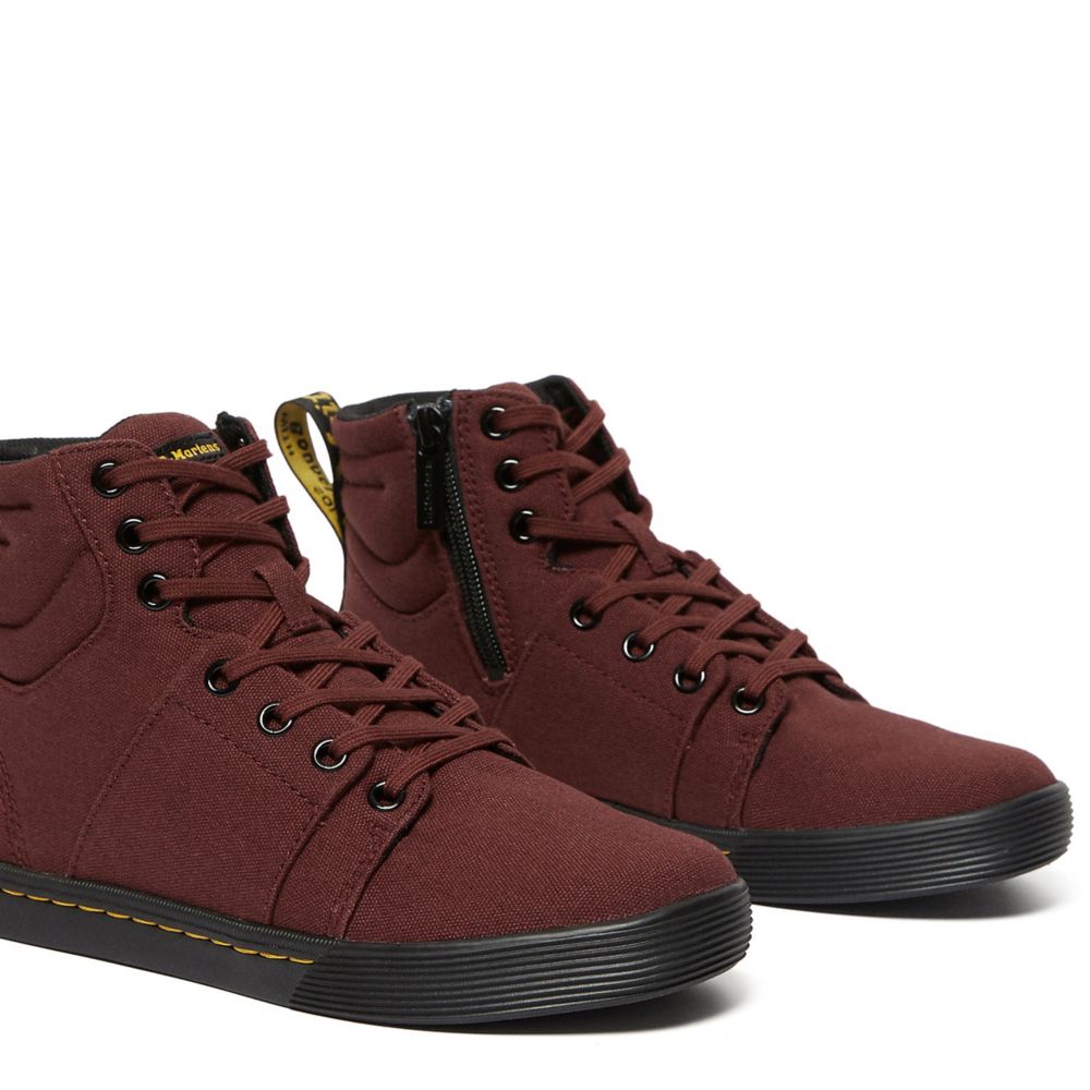 dr martens maroon