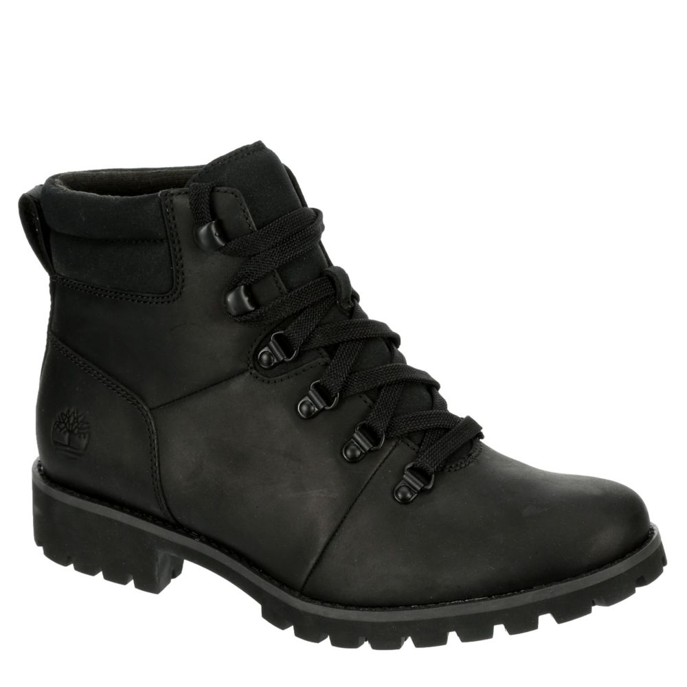 black hiker boots women's