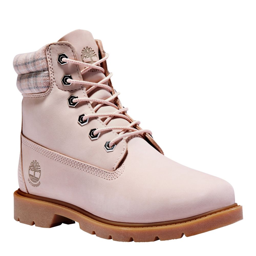 Pink Timberland Womens Linden Woods Lace Up Boot Boots Rack Room Shoes