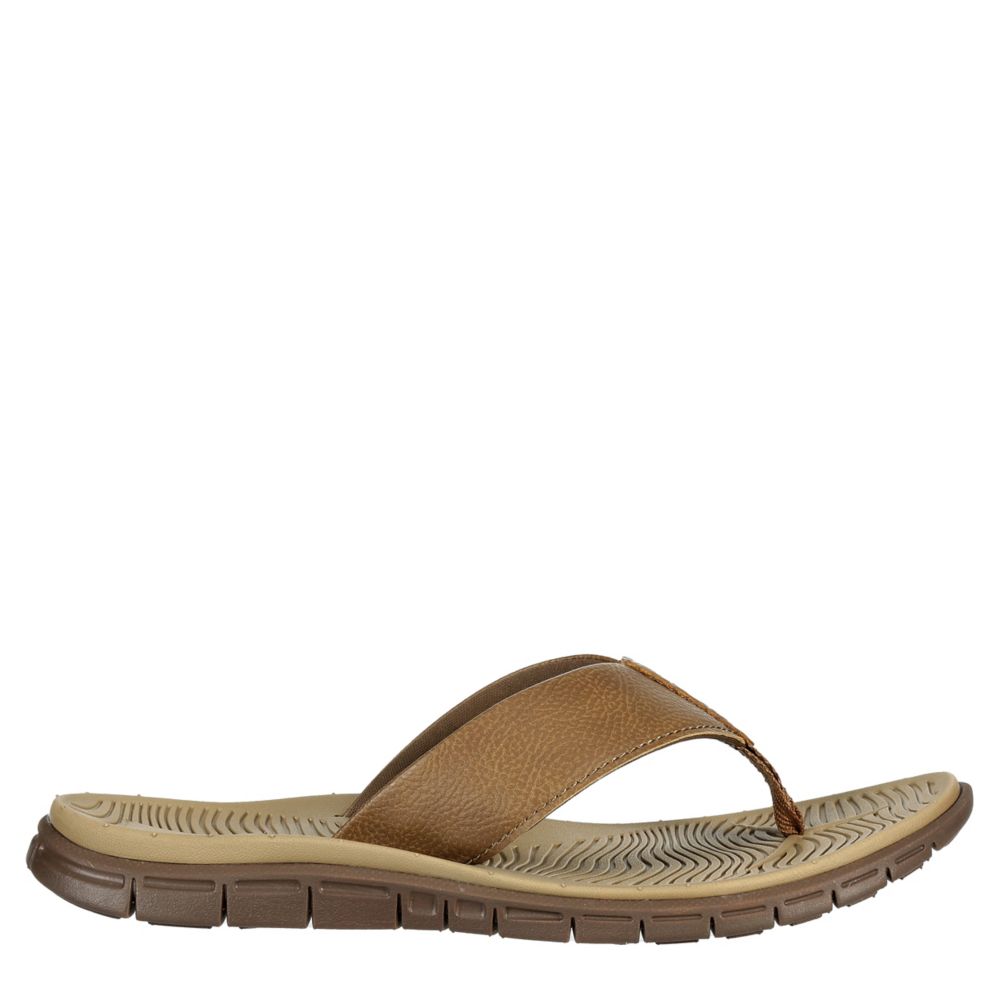 blue fin flip flops mens