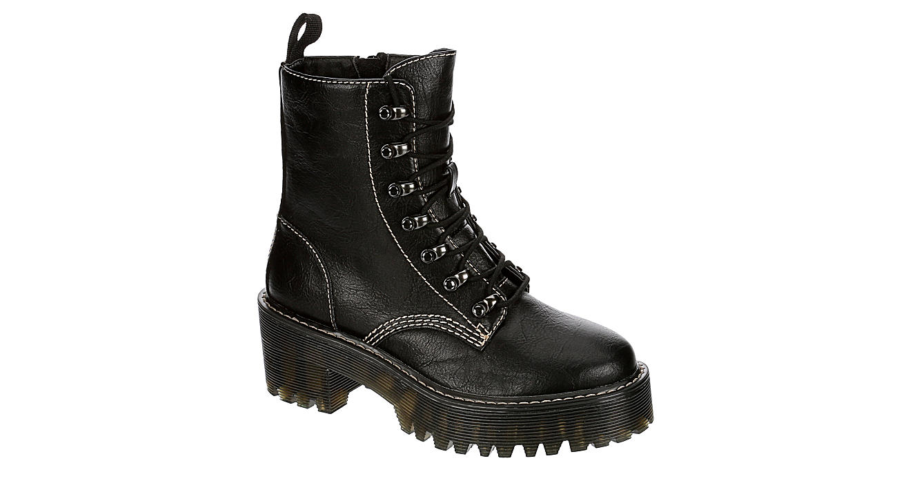 Black Madden Girl Womens Hawke Combat Boot Boots Rack Room Shoes