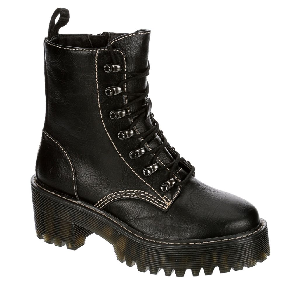 Black Madden Girl Womens Hawke Combat Boot Boots Rack Room Shoes