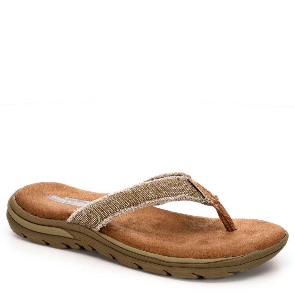 Skechers Men's Relaxed Fit Supreme Bosnia Flip-Flops